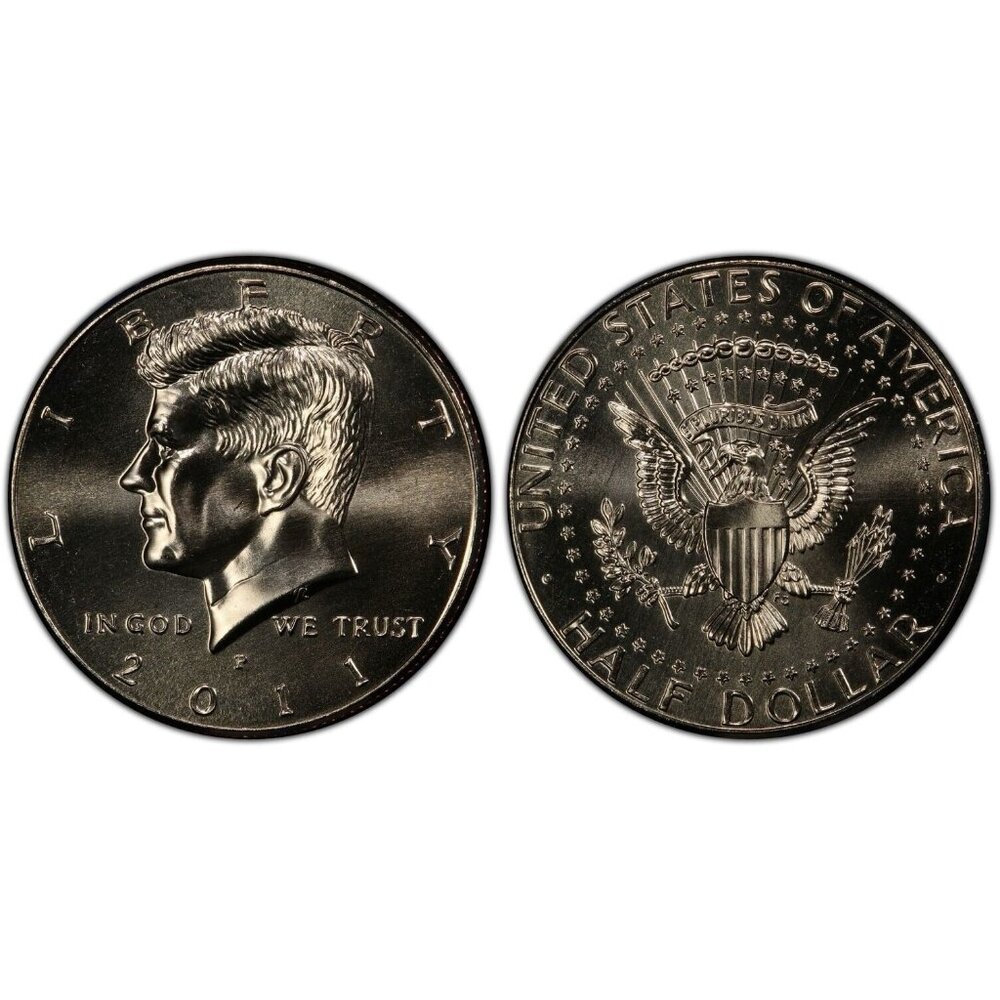 2011 P Kennedy Half Dollar CN-Clad Gem BU US Coin See Pics